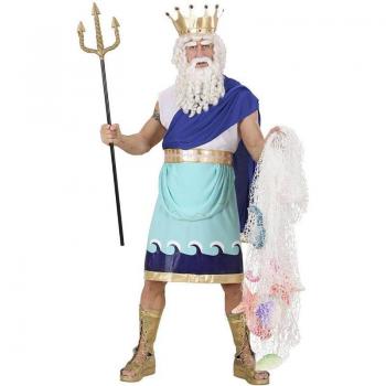 Widmann Disfraz de Dios Poseidón o Neptuno para hombre