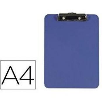 Q-Connect Portanotas Plástico Din A4 Azul 3 Mm