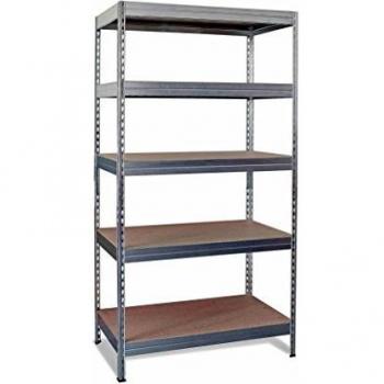 FM Racking 90 cm estantes estantería Extra Anchos para Hombre/Multiusos/Invernadero DIY estantes Metal