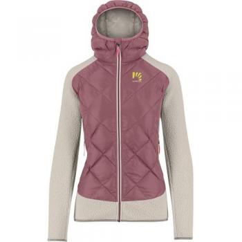 Karpos Women's Marmarole Retro Pink Hooded Jacket S with Elastic Finish