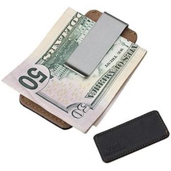 Y&G - Pinza para billetes  Hombre, marrón, Talla única