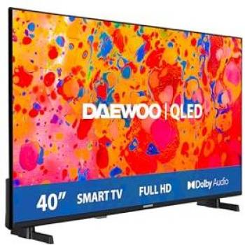 Televisor Daewoo 40 QLED Smart TV Full HD 1920 x 1080, HDR, Compatible con Alexa