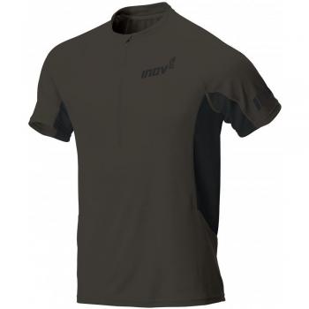 INOV8 Base Elite SSZ Top caballero, Gris/Negro, L