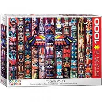 Eurographics 60005349 Canadian Totem Poles Puzzle, Various