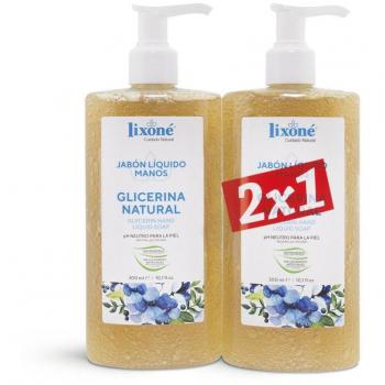 Lixoné Glicerina Natural Jabón de Manos Lote 2 x 300 ml