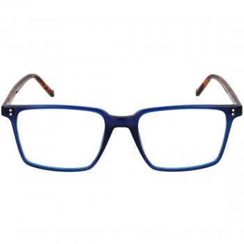 Hackett HEB290 608 Men's Blue Prescription Eyeglasses, Size 56 - Blue Light Blocking Frame