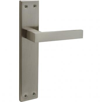 Juego de Manilla con Placa 255 x 132 x 50 mm - Níquel Satinado