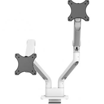 Neomounts DS70S-950WH2NEXT One - Soporte de Escritorio para Dos Pantallas de Hasta 35 Pulgadas con Ajuste de Altura y Profundidad