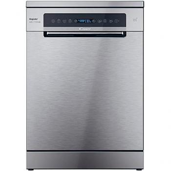 Candy CF 6B2S3PSX Lavavajillas Libre Instalación, 16 Servicios, 42 dB, 60 cm, Acero Inoxidable con WIFI y Tercera Bandeja RapidÓ