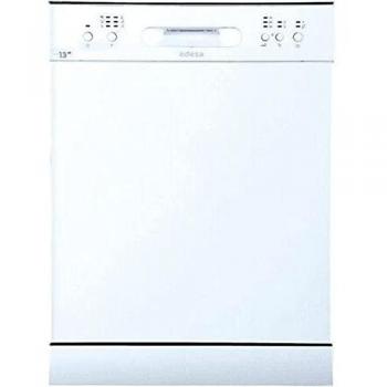 Edesa | Lavavajillas de Libre Instalación | Modelo EDW-6130 WH | Ancho de 60 cm | 6 Programas | Acabado en Color Blanco | Clase de Eficiencia Energética E