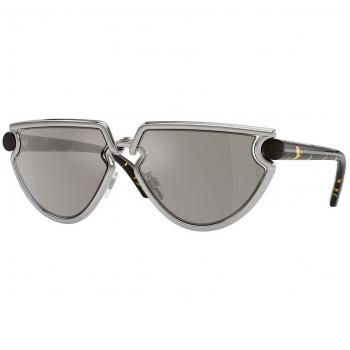 Burberry BE3152 10056G Women's Geometric Silver Mirrored Sunglasses