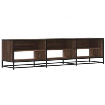 Mueble de TV madera de ingeniería marrón roble 180x40x46 cm, Soporte de TV, aparador de TV, Mueble de televisor, Banco de TV