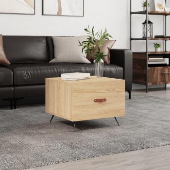 Mesa de centro Sonoma Oak 50x50x40 cm Madera multicapa marrón