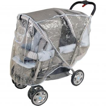 Paraguas Protector Transparente para Silla de Paseo Doble BAMBISOL