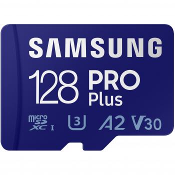 Samsung PRO Plus 128GB MicroSDXC UHS-I Class 10 V30 U3 MB-MD128KA/WW