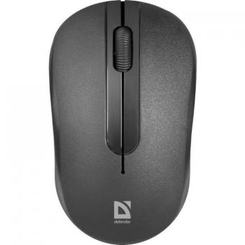 Ratón Óptico Defender DATUM MM-285 Negro Inalámbrico Ambidextro 1600 DPI