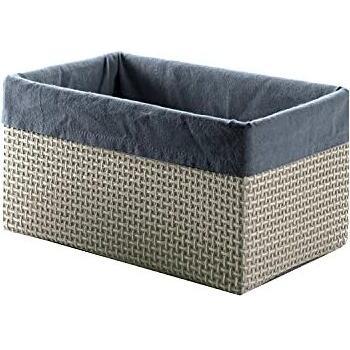 Gedy LA070800300 Cesta Pequeño, Gris, 15x21x12 cm