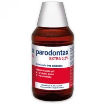 PARODONTAX Enjuague Bucal Extra 0,2% - 300 ml, para unas encías sanas con efecto antiplaca, sin alcohol