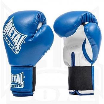 Beginner's Metal Boxe Boxing Gloves - 4 oz, Blue