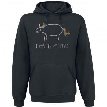 Death Metal Sudadera con Capucha Negro XL