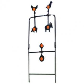 Gamo BSA Spinner Objetivos Giratorio para Pistolas/Rifles de Aire - Con 6 objeticos balanceados que se reinician automaticamente. En objetivo se clava en el suelo