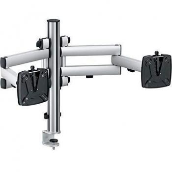 Soporte Doble para Monitor Novus TSS Duo, Altura Ajustable, VESA 100x100, Máx. 11Kg