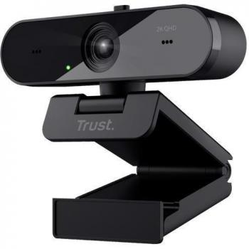 Trust Taxon 2K QHD Webcam con Micrófono Integrado y Enfoque Automático