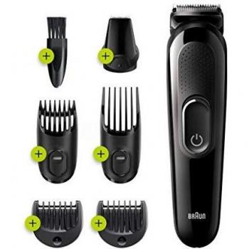 Kit de Afeitado Multifunción Braun MGK3225 con 6 Accesorios y Maquinilla de Afeitar