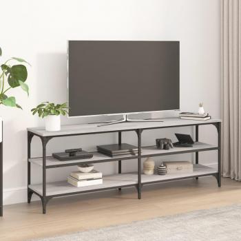 Mueble de TV Grigio Sonoma 140x30x50 cm en Madera Multistrato