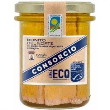 Bonito del Norte en Aceite de Oliva Ecológico - 185 Gramos (Consorcio)