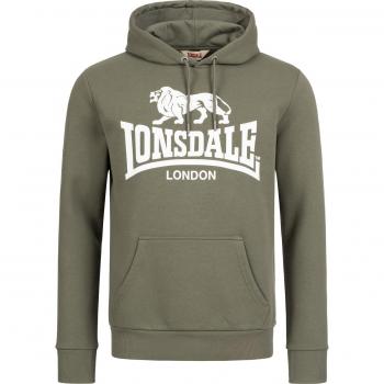 Lonsdale Sherborne Green/White Hoodie Sweatshirt for Men