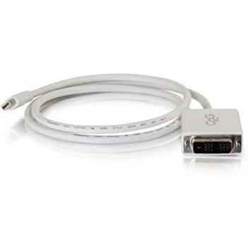 C2G 1.0m Mini DisplayPort M/Single Link DVI-D M 1 m Blanco - Adaptadores de cable de vídeo