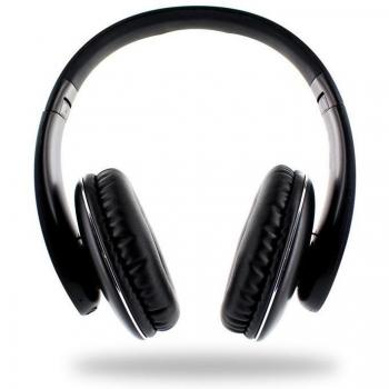 Metronic 480192 Auriculares Inalámbricos Gancho de Oreja Música TV con Entrada Audio Digital Negro, Plata