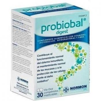 Normon Probiobal Digest 30 Comprimidos Masticables