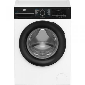 Lavadora Beko EnergySpin 12 kg Carga Frontal Clase A 1400 RPM Negra/Blanca