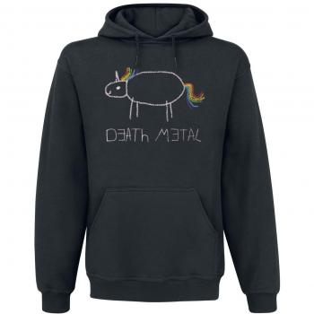 Death Metal Sudadera con capucha Negro XXL