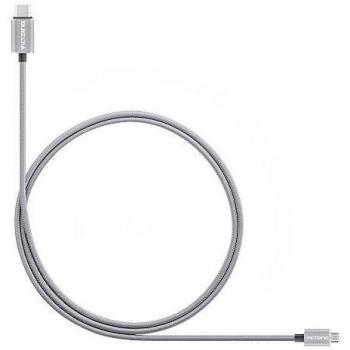 Cable de USB 3.1 Tipo C de VicTsing, 1M USB 3.1 Tipo C macho a Micro USB macho cable de datos / carga para Apple nuevo Macbook 12inch 2015, Chromebook Pixel 2015, Nokia N1, Nexus5x Nexus6P etc, color gris