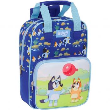 Mochila Infantil Con Asas Bluey - Modelo Escolar de 20x28x8cm
