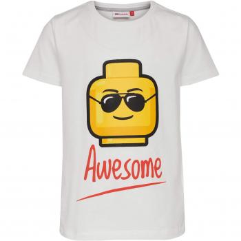 LEGO Wear Niños Boy Tiger 335 - T-Shirt Camiseta Not Applicable, Blanco