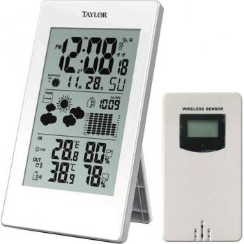 TAYLOR 1735 Digital Weather Forecaster with Barometer & Alarm Clock