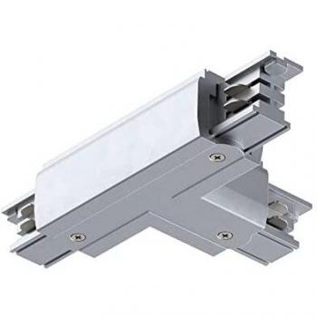 Conector T ProRail3 Paulmann, 167,5x101mm, máx. 3.680 W, color plata