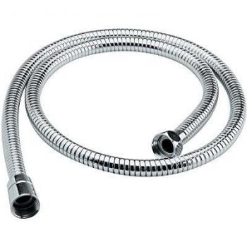 Hudson Reed Manguera De Ducha Flexible 175cm - Flexo en Latón Cromado - Fácil Instalación - Accesorio Universal Para Baño