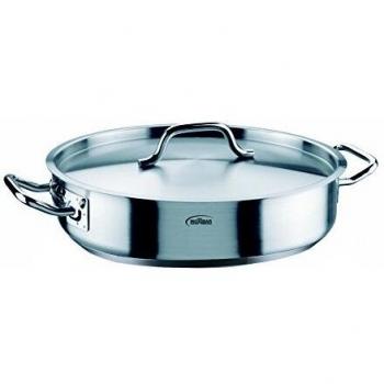 INOXIBAR 65680 - Paellera Ind.32X6 Cm. con Tapa.