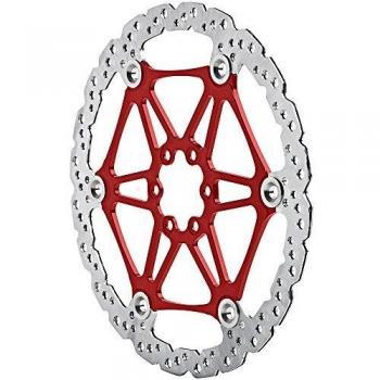 Hope V4 Vented Floating 203mm Rotor Red
