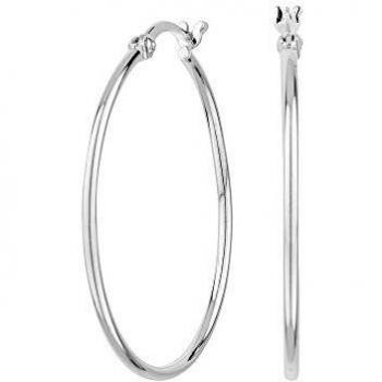 Itemporality Pendientes City, de plata con tuvo redondo SEA-100-156-04