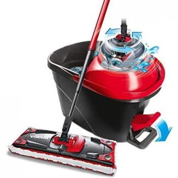 Vileda Ultramat Turbo Flat Mop and Bucket Set