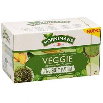 HORNIMANS infusión veggie jengibre y matcha estuche 20 bolsitas