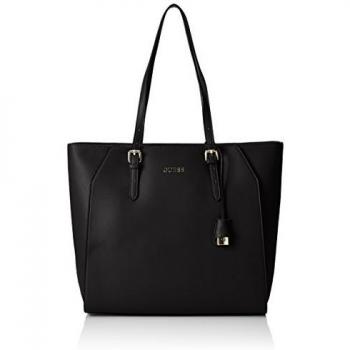 Guess Sissi Medium Tote, Bolso de Mano para Mujer, Negro