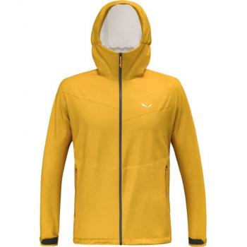 Salewa Chaqueta Puez Aqua 4 Powertex 2.5L Amarillo XL con capucha