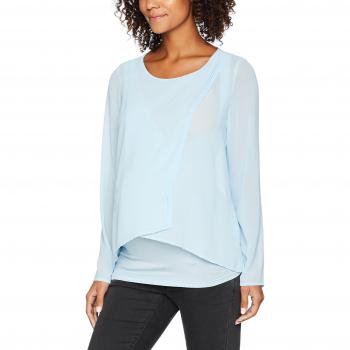 MAMALICIOUS Mlalida Iris L/S Woven Top Nf, Blusa Pre-Mama para Mujer